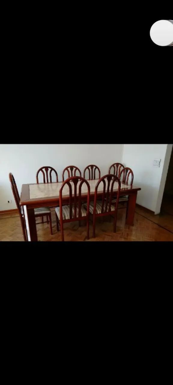 Mesa clássica de Jantar + 8 cadeiras + buffet  - Foto 5