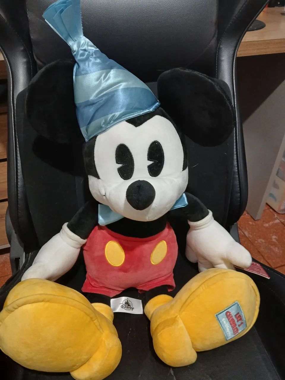 Pelúcia Mickey Mouse aniversário 