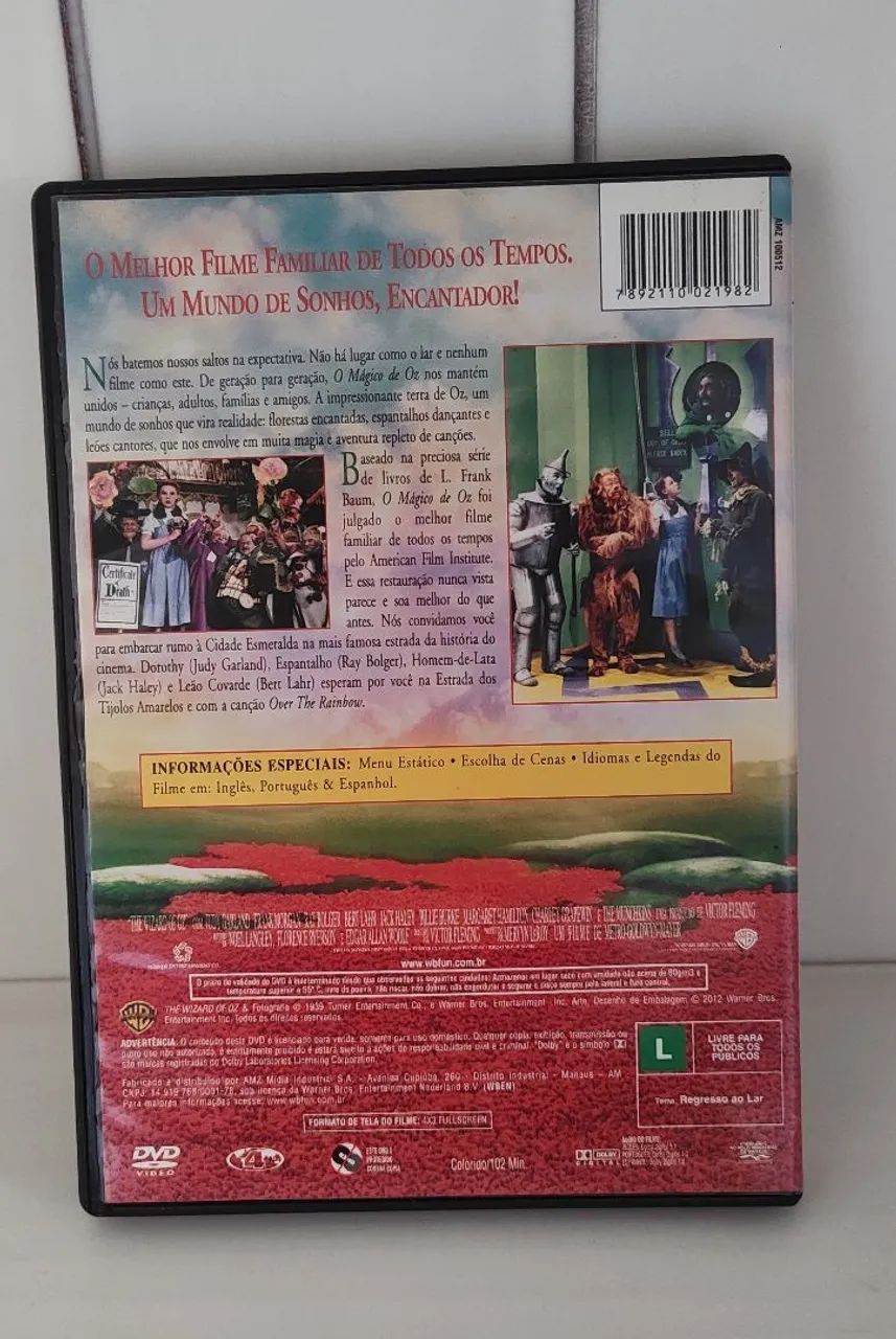 O Mágico de Oz - DVD - Foto 2