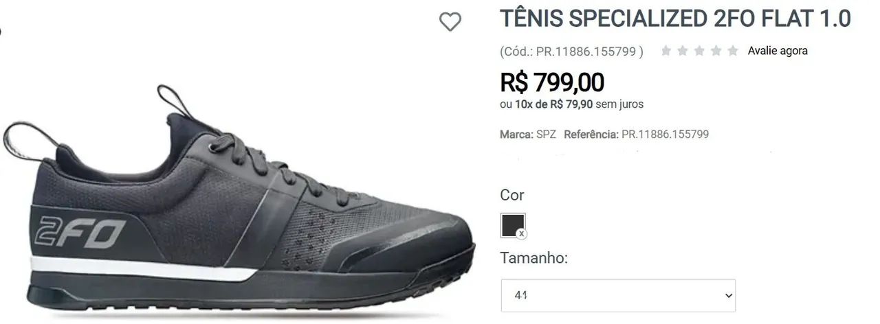 Tênis Specialized 2FO Flat 1.0 - Enduro, DH,