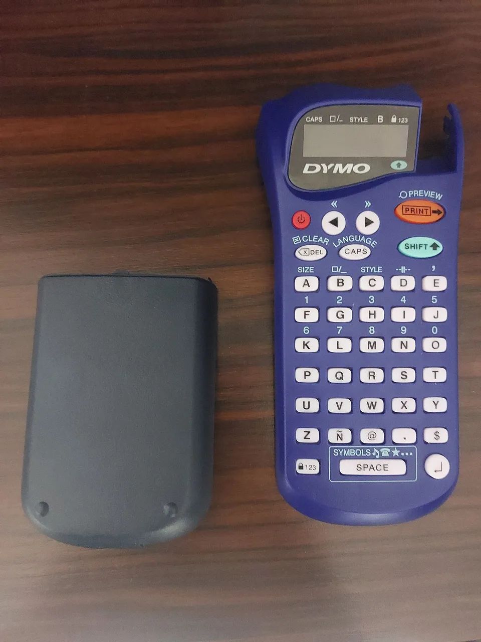 Tampa frontal , teclado e tampa bateria rotuladora dymo letratag xr