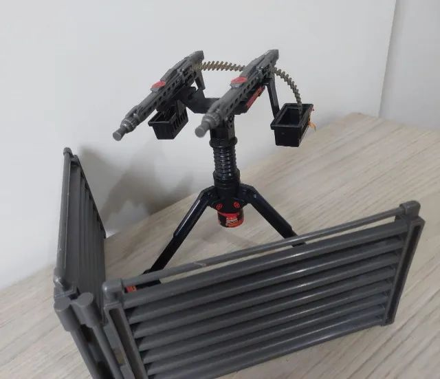 Rambo Glasslite Metralhadora Twin Mounted Gun Completa (Usado)