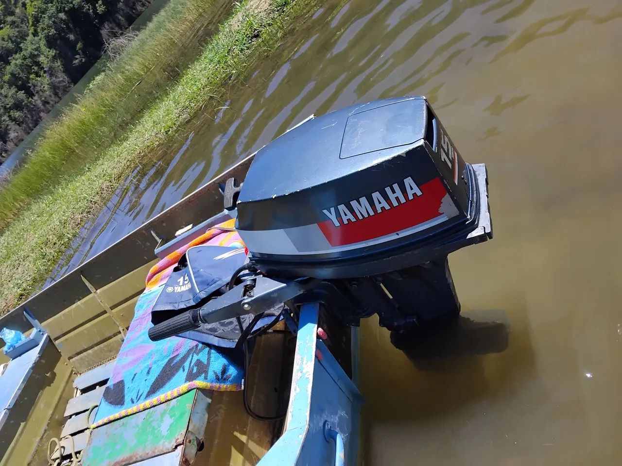 Motor de popa Yamaha 15 HP  - Foto 4