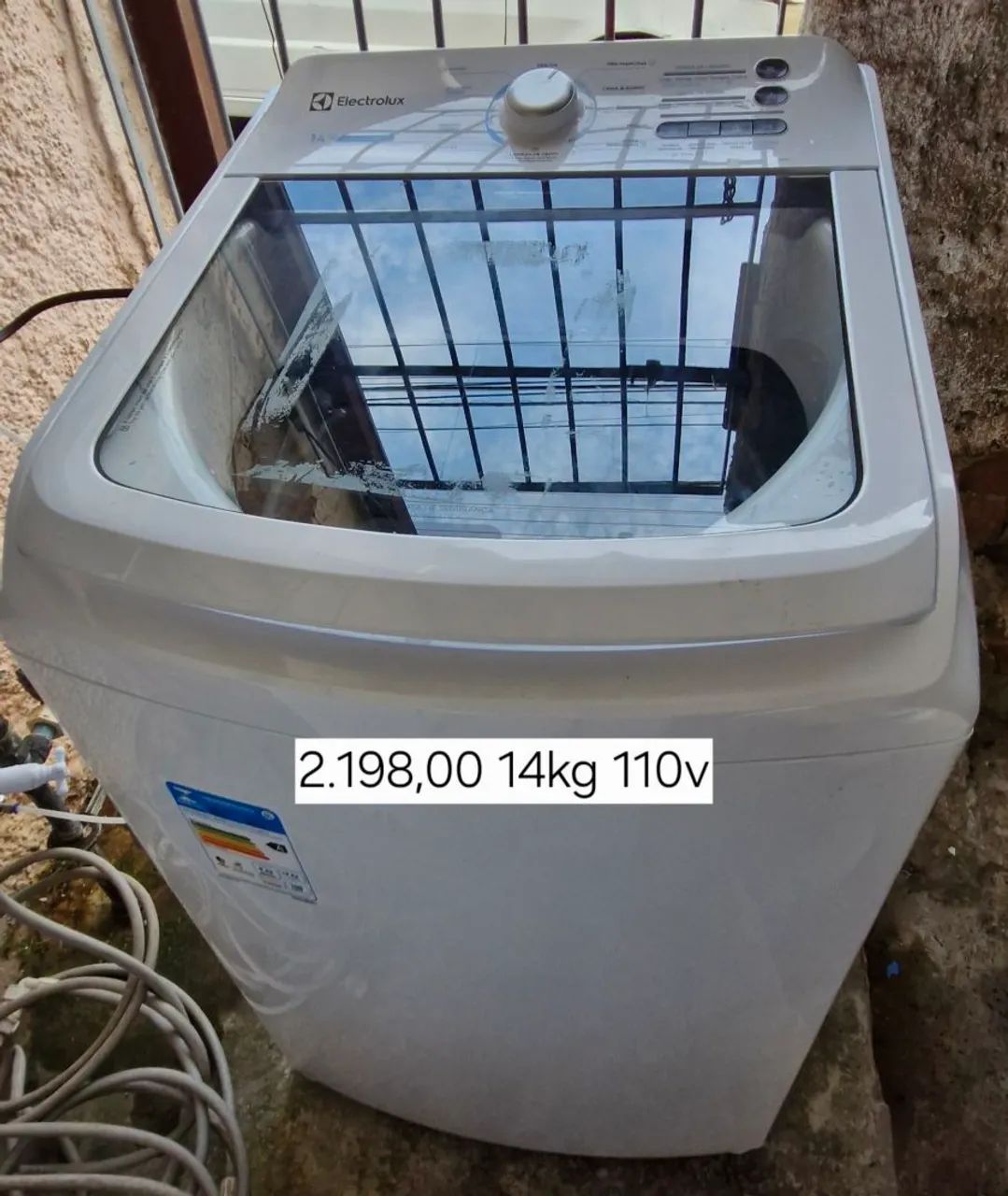 Máquina de Lavar Electrolux 14kg 110v  novo de mostruário 