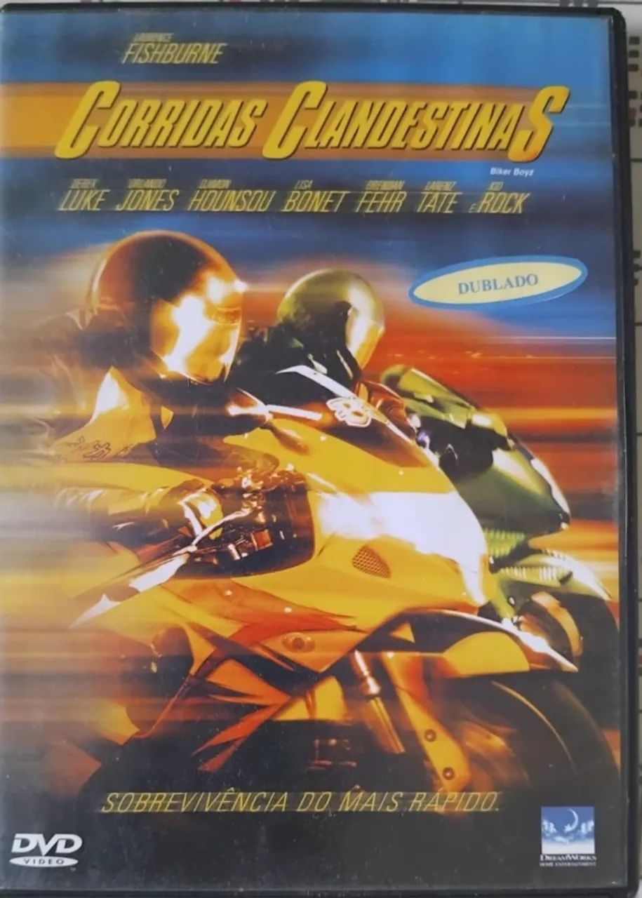 DVD corridas clandestinas com Laurence Fishburne