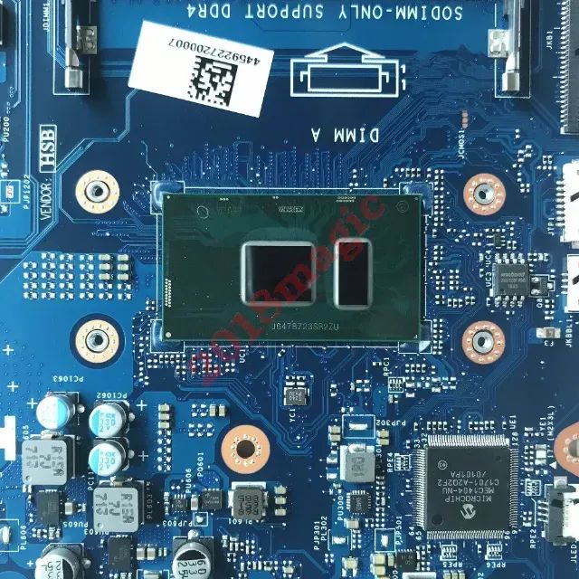 Placa Dell inspiron Bal21 LA-D802P  15 5567 CN-081YW5 081yw5 SR2ZU I5-7200U ddr4  - Foto 6