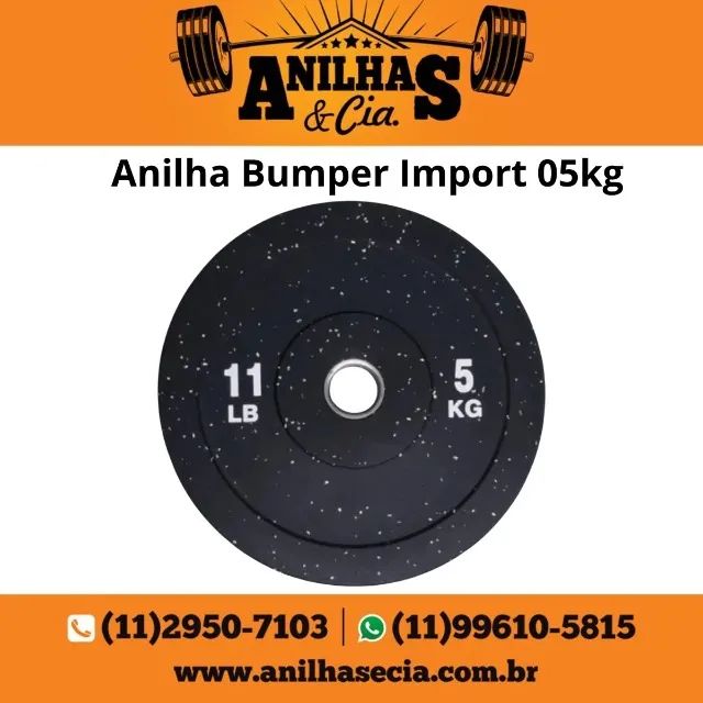 Anilha Bumper Import 05kg