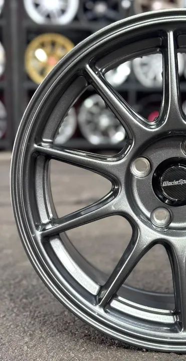 rodas Wedsport Gunmetal aro 15 furação 4x100 - Foto 3