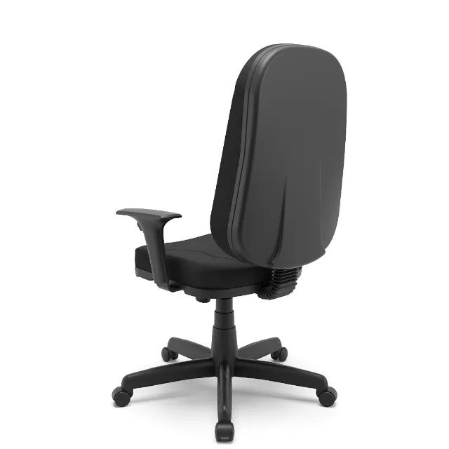 cadeira giratoria operativa presidente acabamento preto mec relax rpa braço - Foto 3