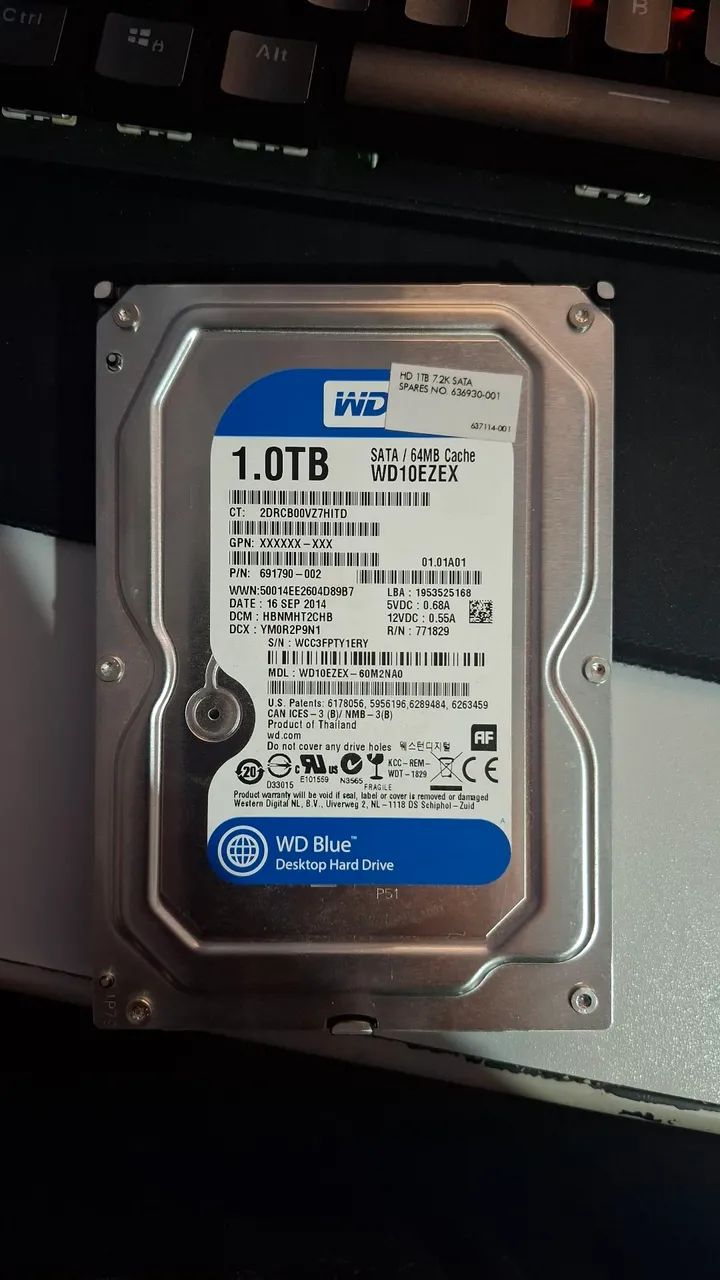 HD 1TB WD Blue Desktop