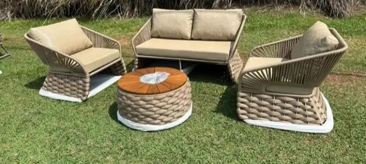 Conjunto Grécia em tricô náutica emborrachado  - Foto 4