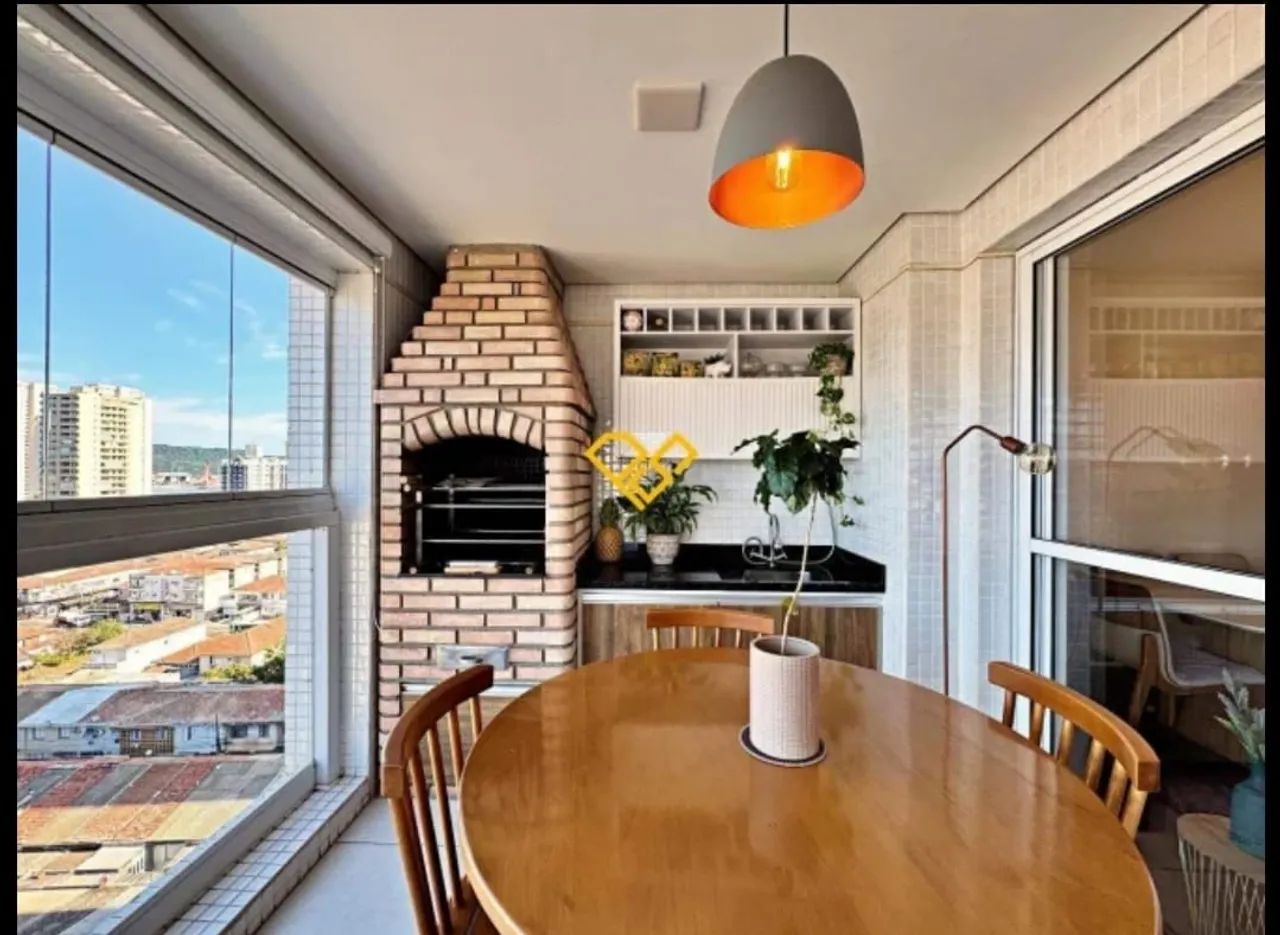 Maravilhoso apto vista mar andar alto em condominio lazer completo com 3 dorm - Foto 4