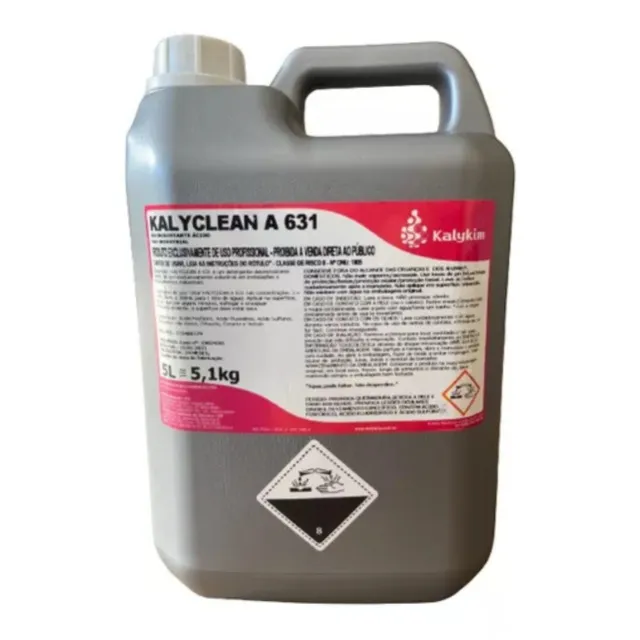 Kalyclean A631 Detergente Passivação De Tanque inox e Pisos