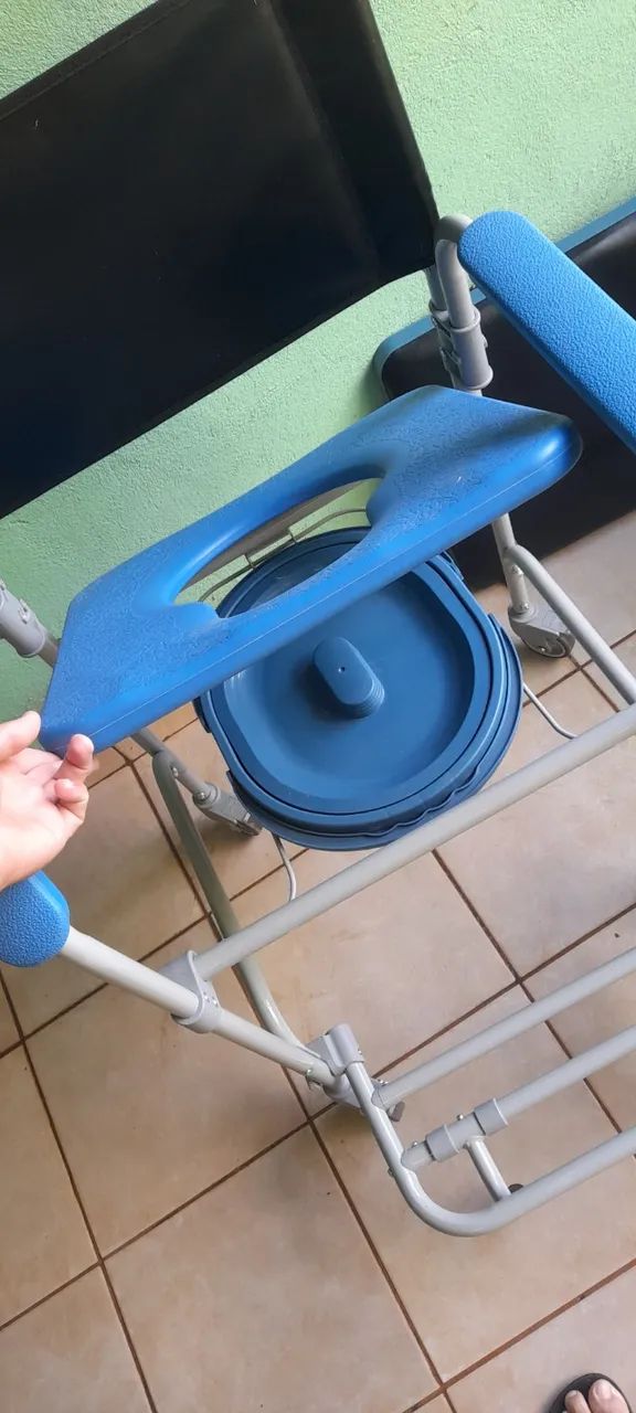 Cadeira De Banho Alumínio  - Foto 3