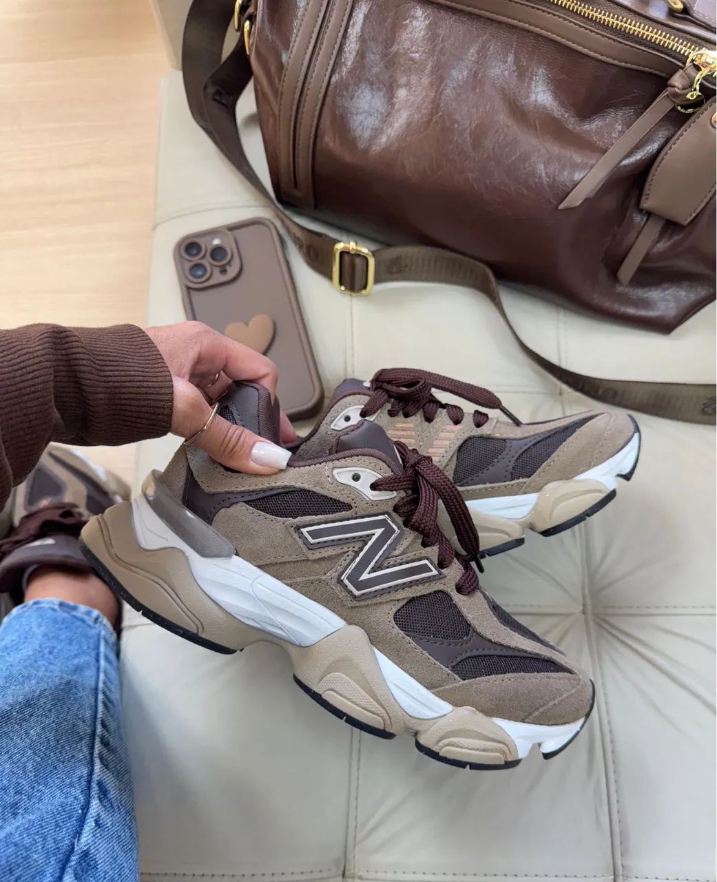 New balance importado couro 9060 Calçados Paranoá, Brasília
