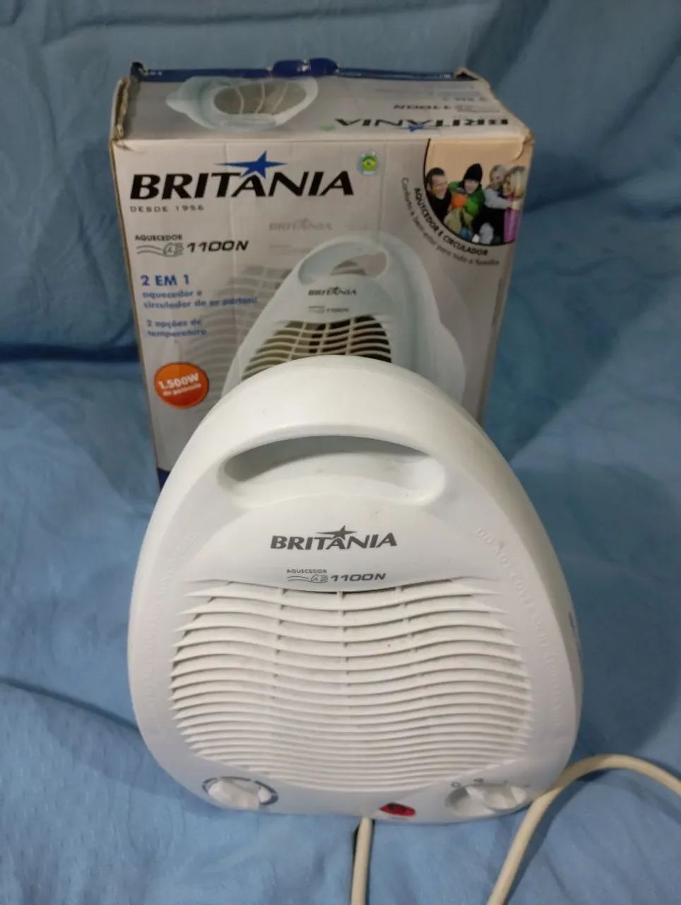 Aquecedor e Ventilador Britânia AB1100N - Foto 3