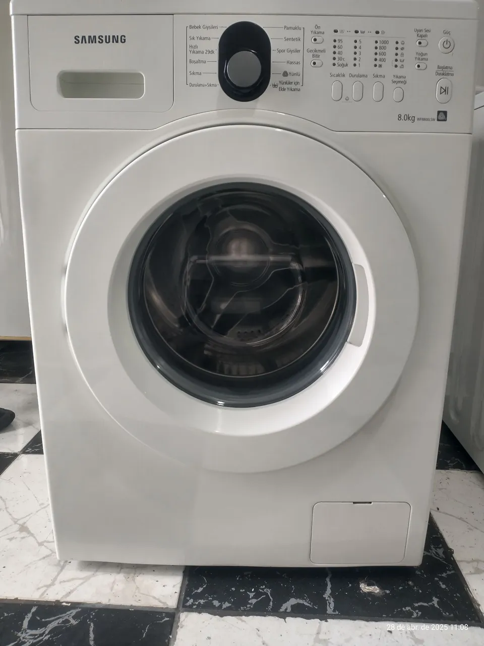 Máquina de Lavar Samsung 8kg 220v - Semi-nova