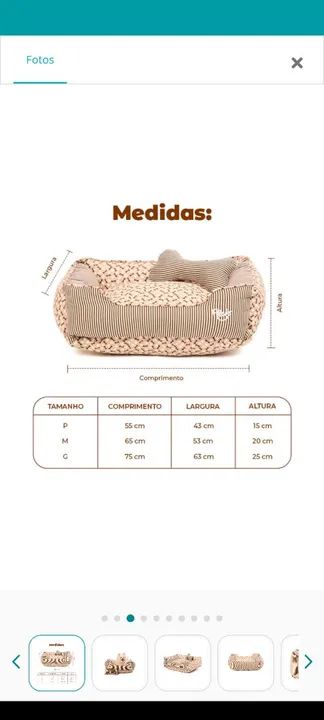 Flicks Ossinho Bege para Cães e Gatos NOVA - Foto 3