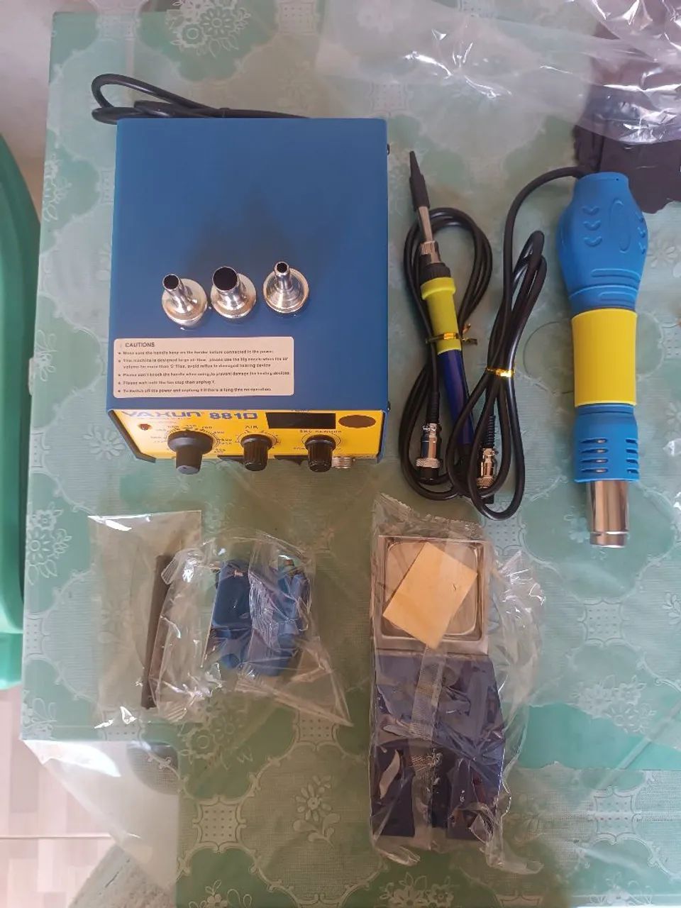 Estação de Retrabalho Yaxun 881D - Ar Quente + Ferro de Solda Profissional - Foto 3