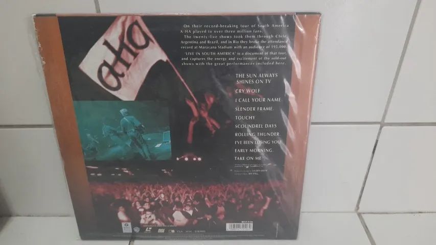  laserdisc  a-ha - Live in South America  - Foto 2