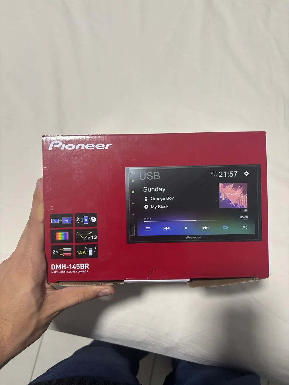 Multimídia Pioneer - DMH145BR - Foto 2