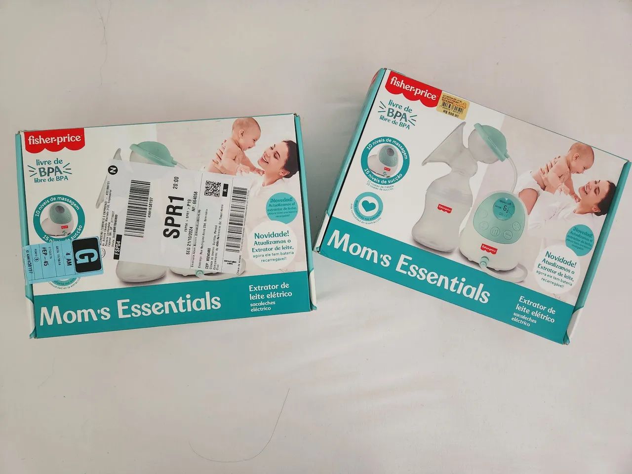 Bomba para Extração de Leite Fischer Price (Elétrica e Portátil)