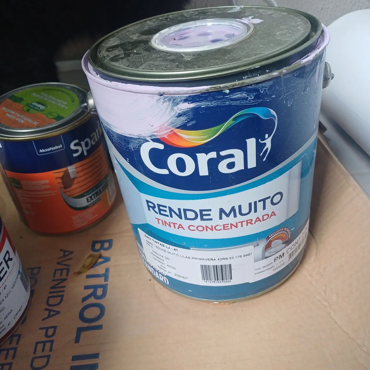 Tinta Coral Rende Muito Lilás Primavera