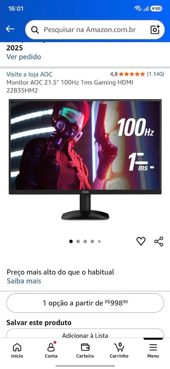 Monitor  Gamer AOC - Foto 2