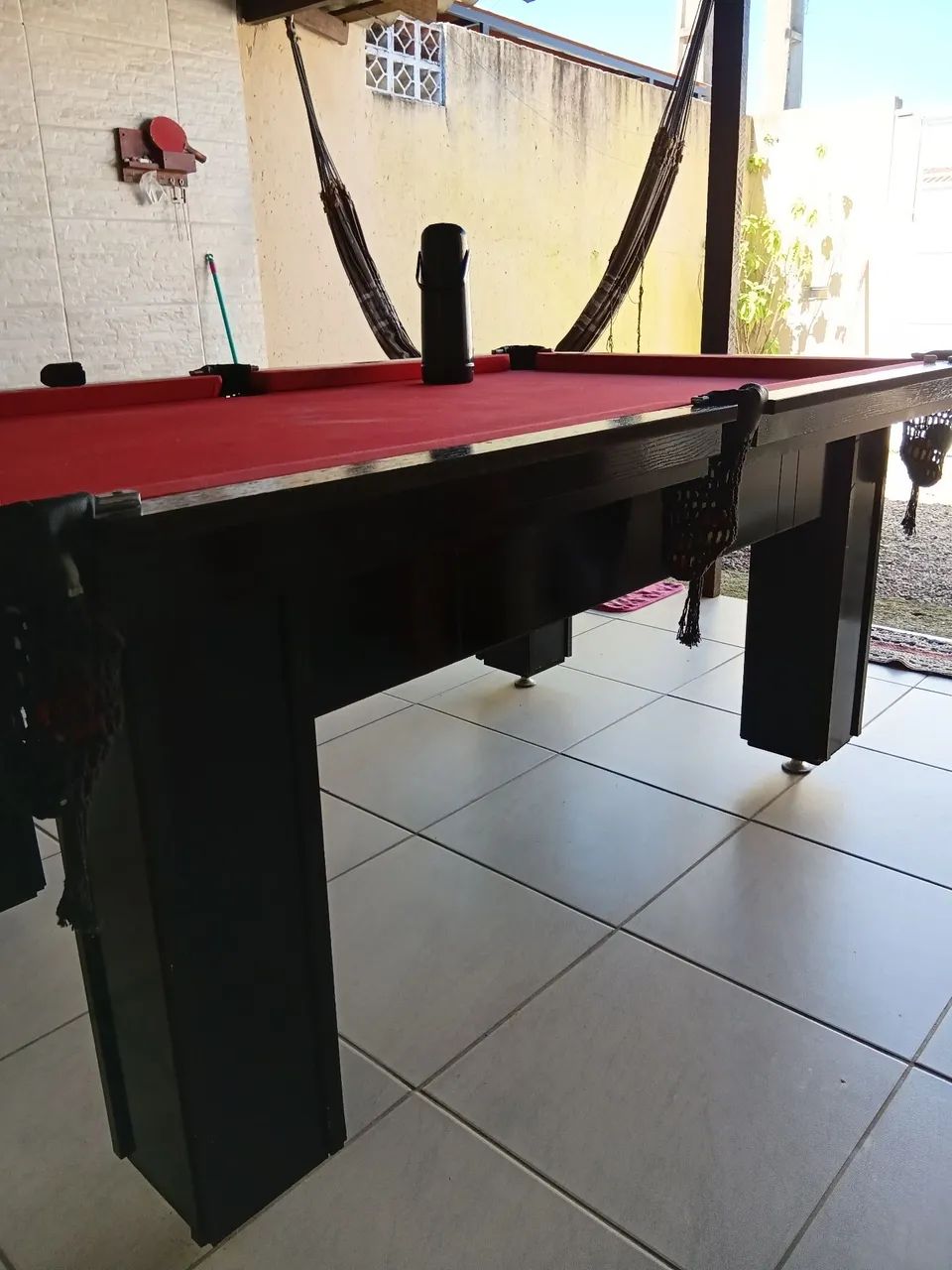 Mesa de sinuca e pig pog e vira mesa de jantar - Foto 4