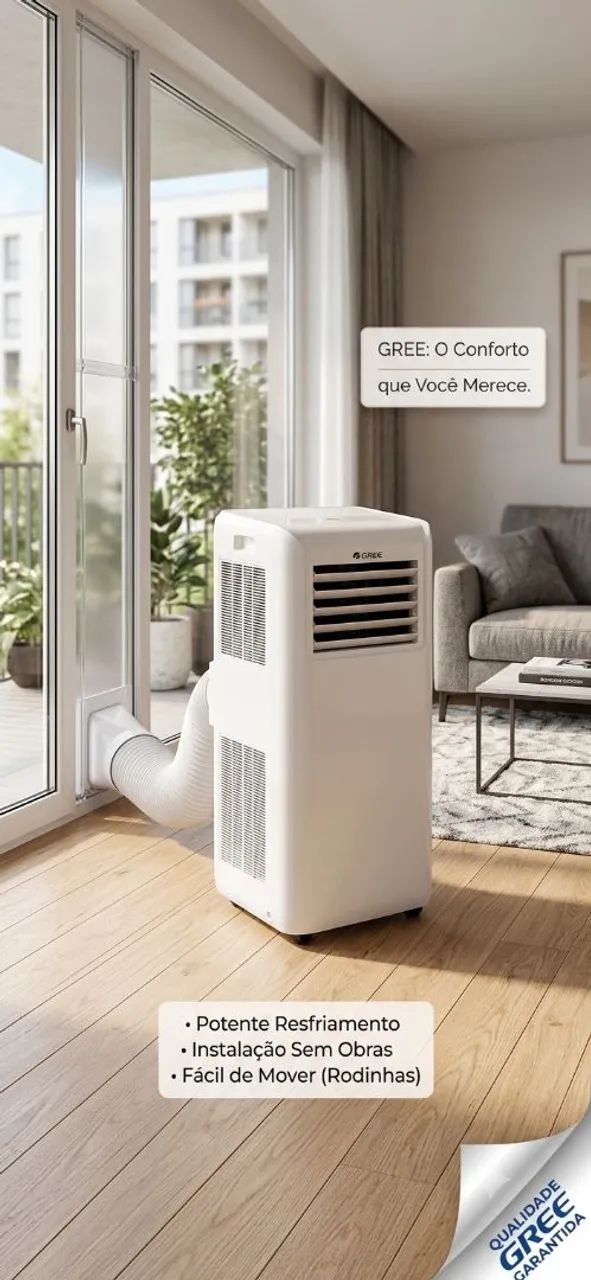 Ar condicionado portátil Gree 10000btus