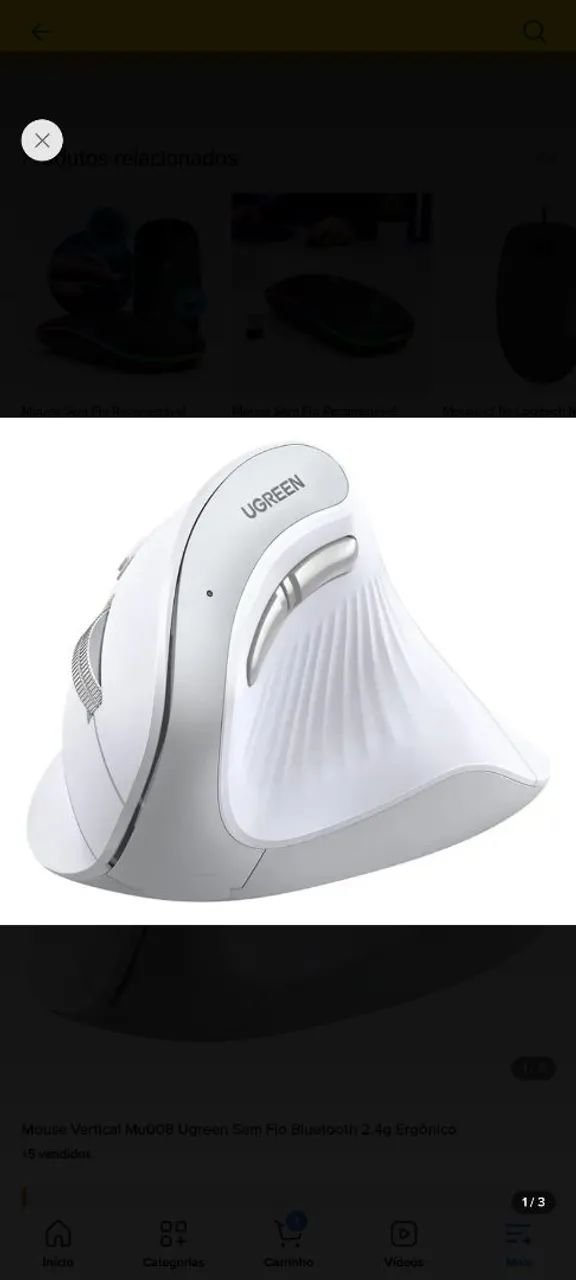 Mouse ergonômico ugreen - Foto 2