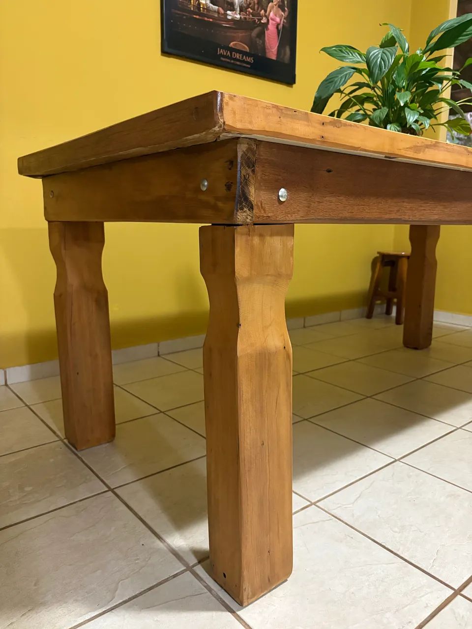 Mesa Nova Peroba Rosa 8 lugares - Foto 4