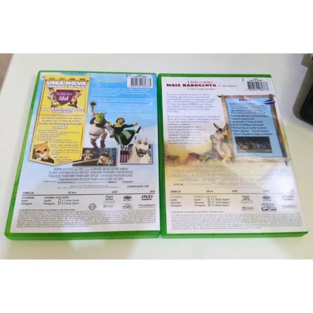 Box DVD Shrek A Historia Até Agora Volume 1 e 2 - Foto 4