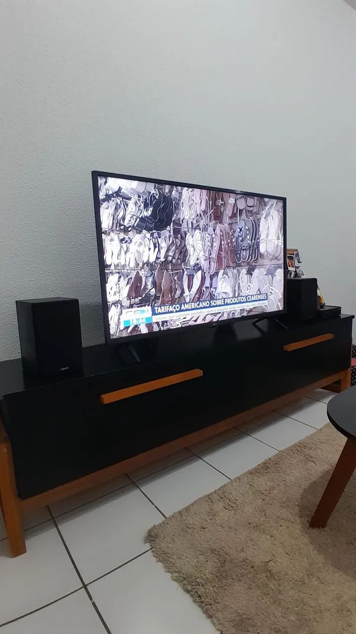 Rack preto para sala - Foto 2