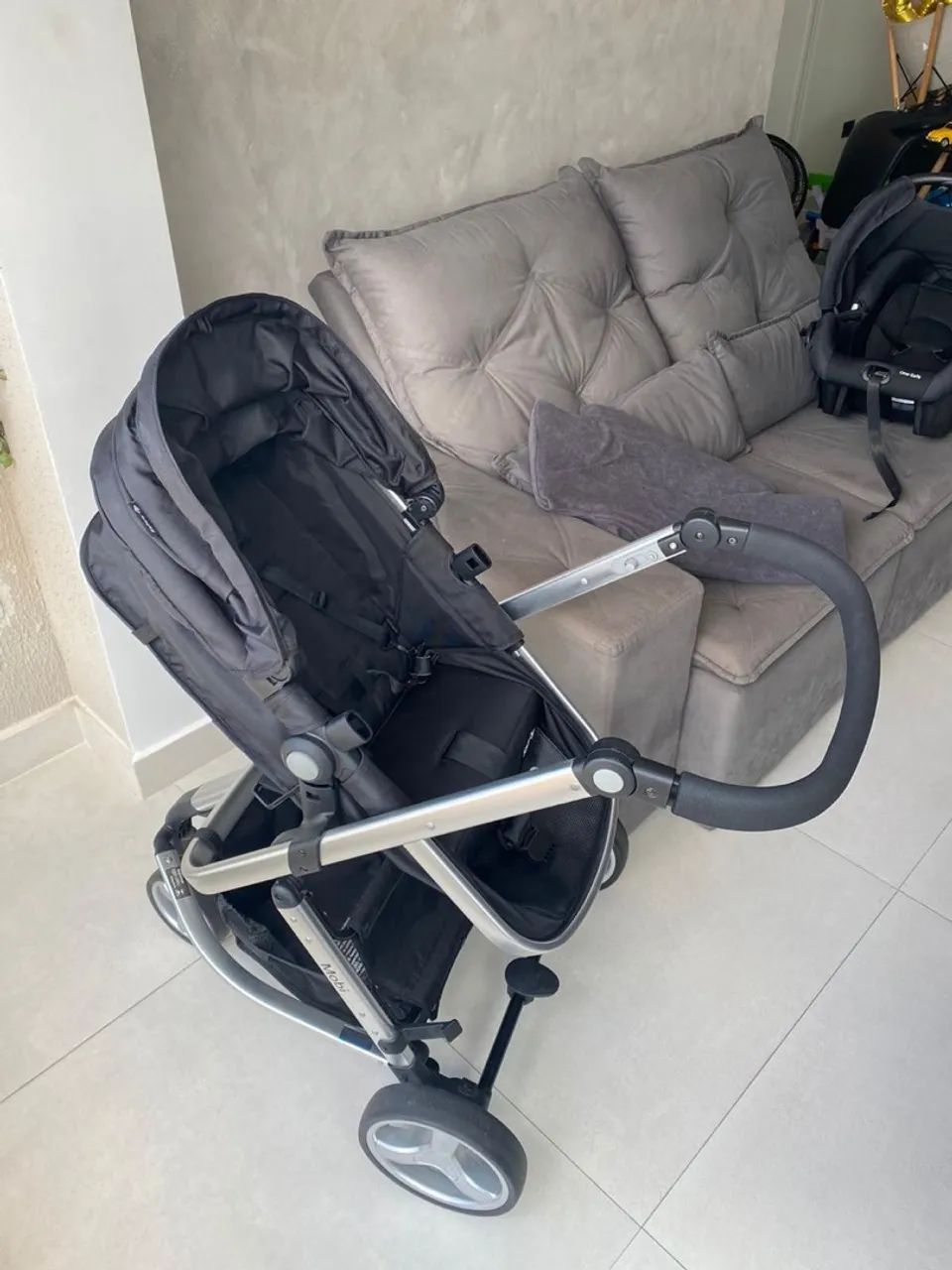 Carrinho de bebê 3 em 1 - Foto 3