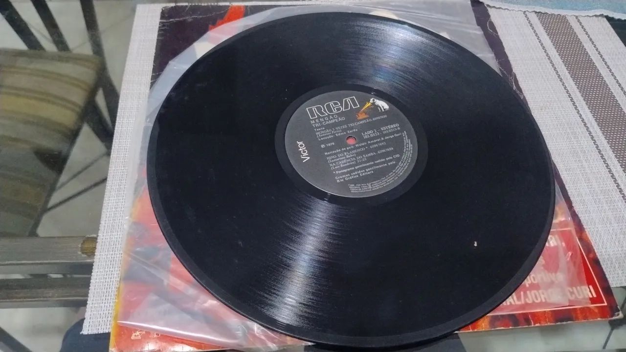 Disco de vinil do flamengo  - Foto 5