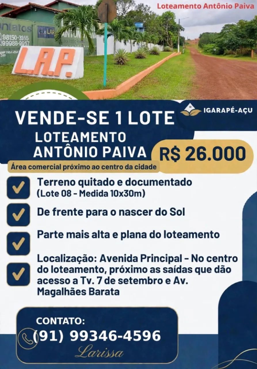 Terreno a venda 