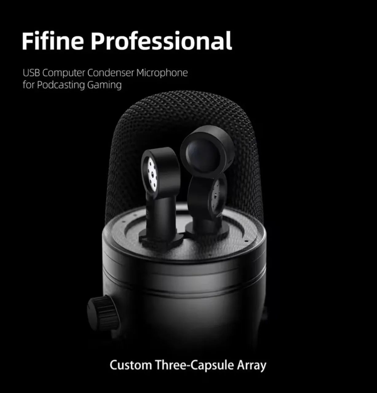 Microfone FIFINE-USB usado poucas vezes - Foto 3