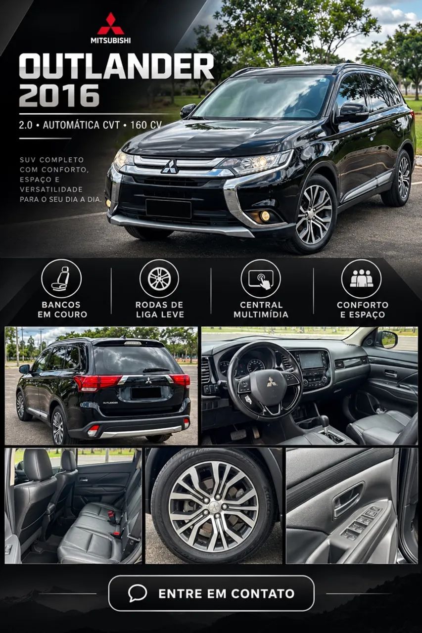 Mitsubishi Outlander 2.0 16V 160CV AUT. 2016