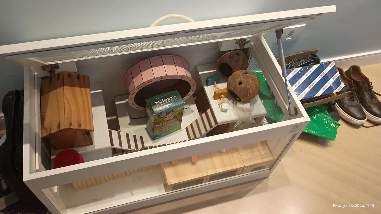 Terrário para hamster