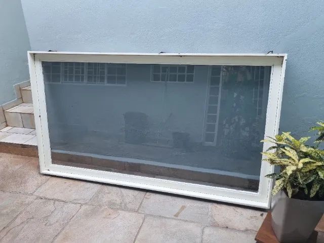 Janela de vidro em perfeito estado