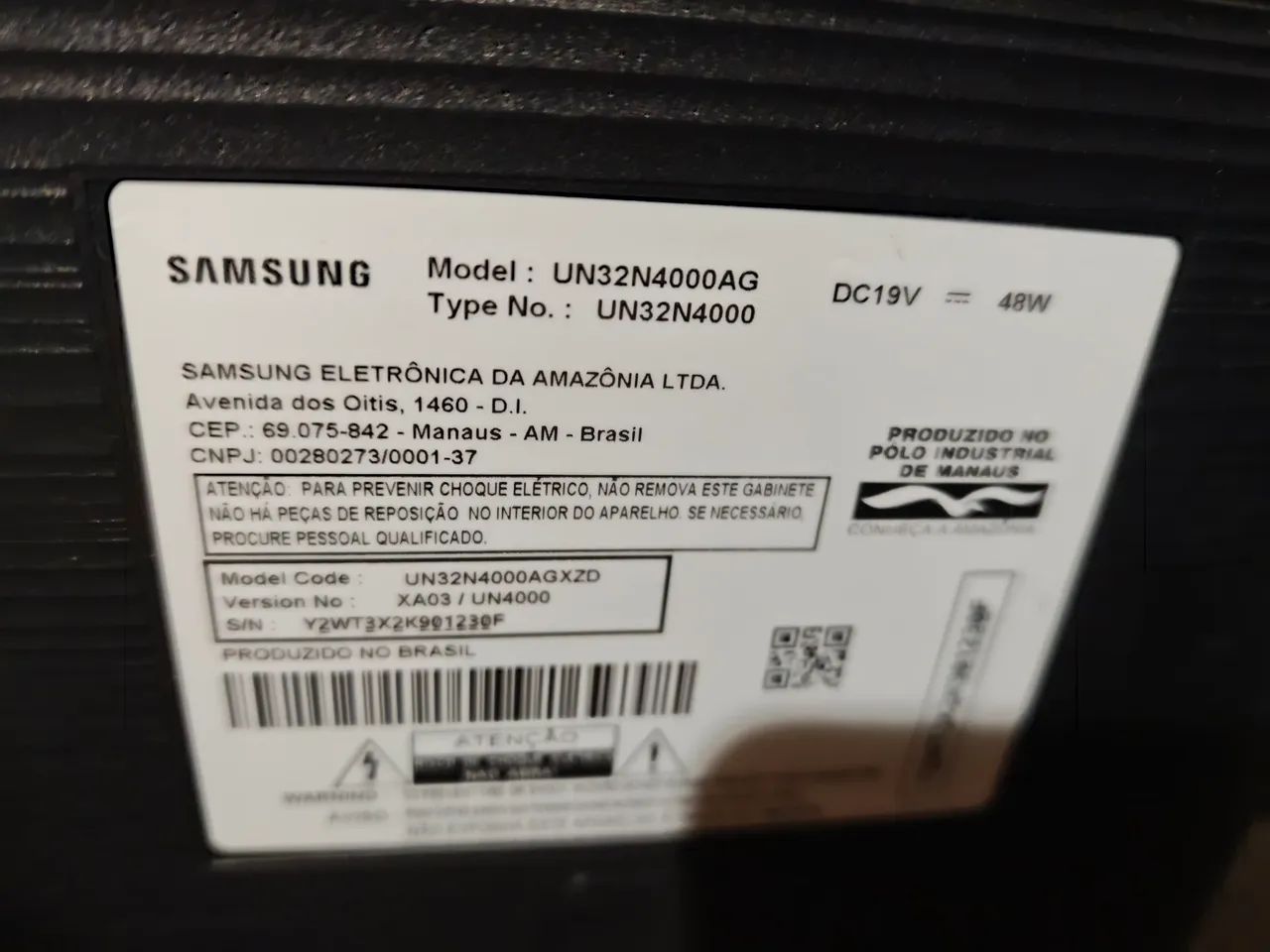 Tv Samsung 32 polegadas tela quebrada - Foto 3