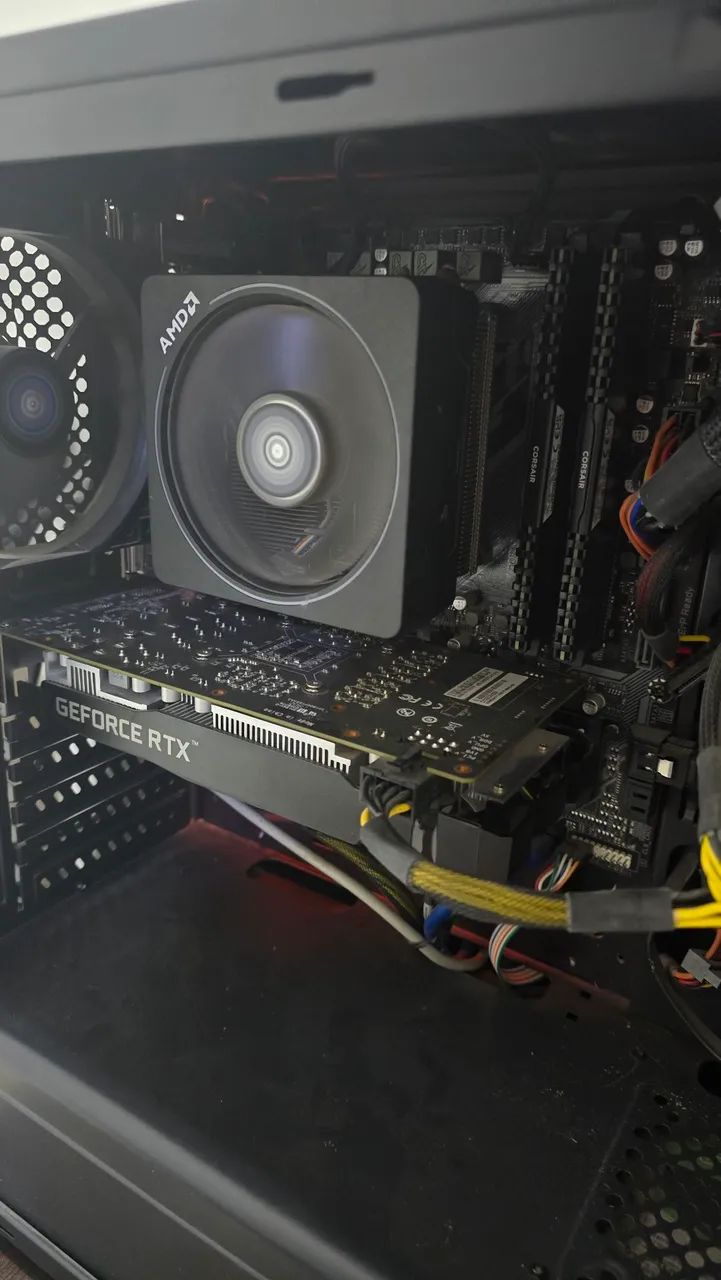Processador ryzen 7 2700x e placa mãe aorus b450m AMD - Foto 3