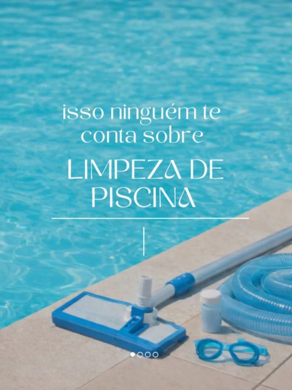 LIMPEZA E MANUTENÇÃO DE PISCINAS 