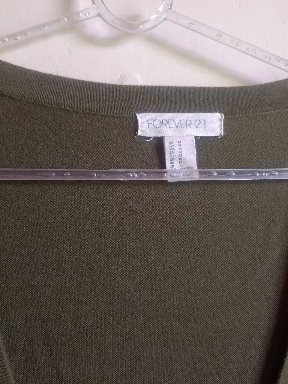 Cardigã verde talla M marca Forever 21 - Foto 3