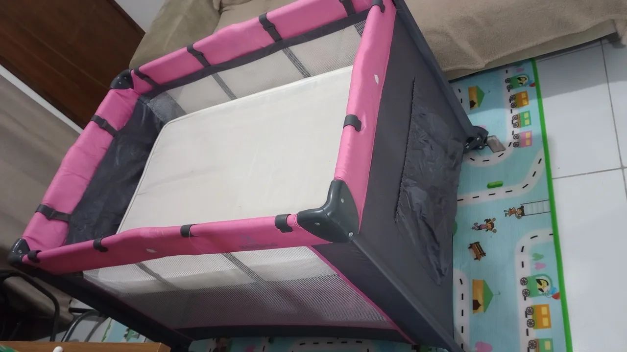Cercado 2 em 1 para bebê menina - Foto 3