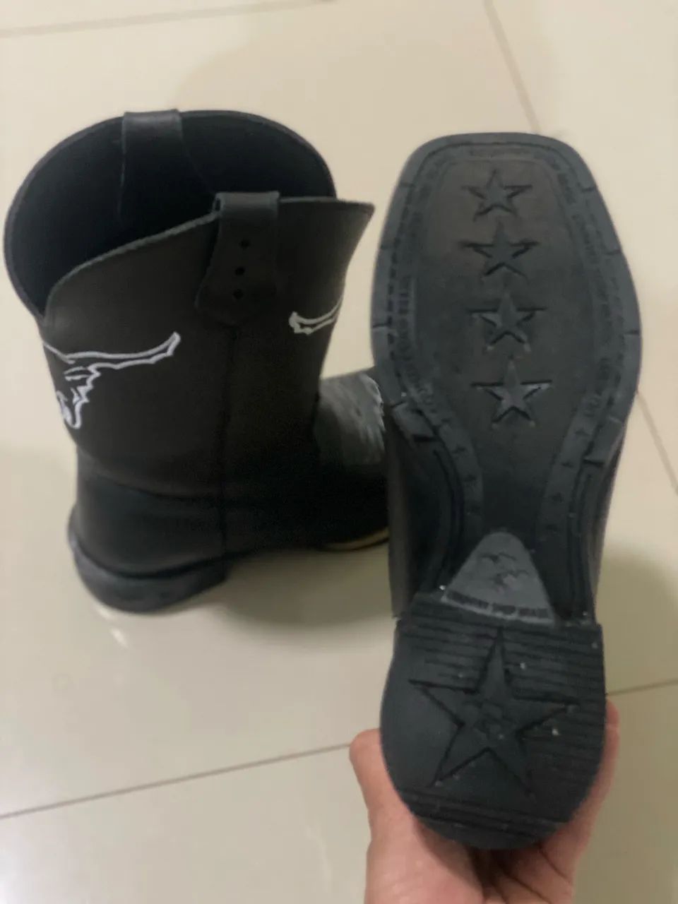 Bota bico quadrado  - Foto 3