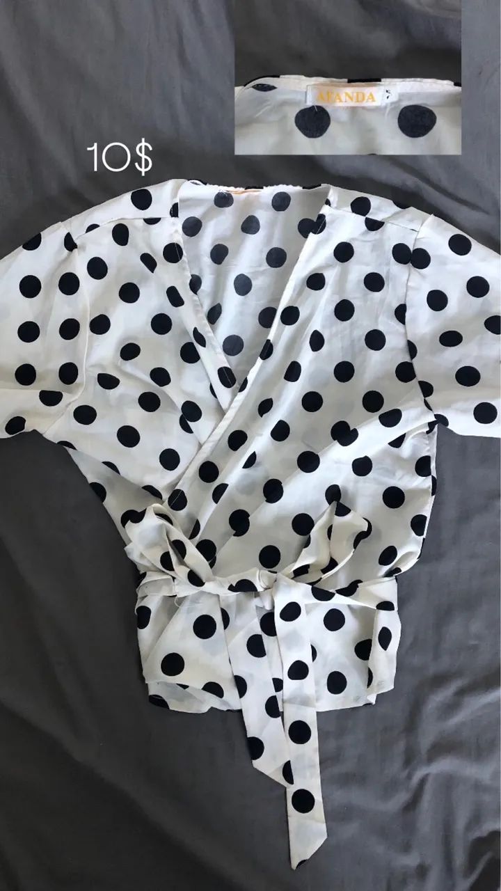 Blusa de bolinha 