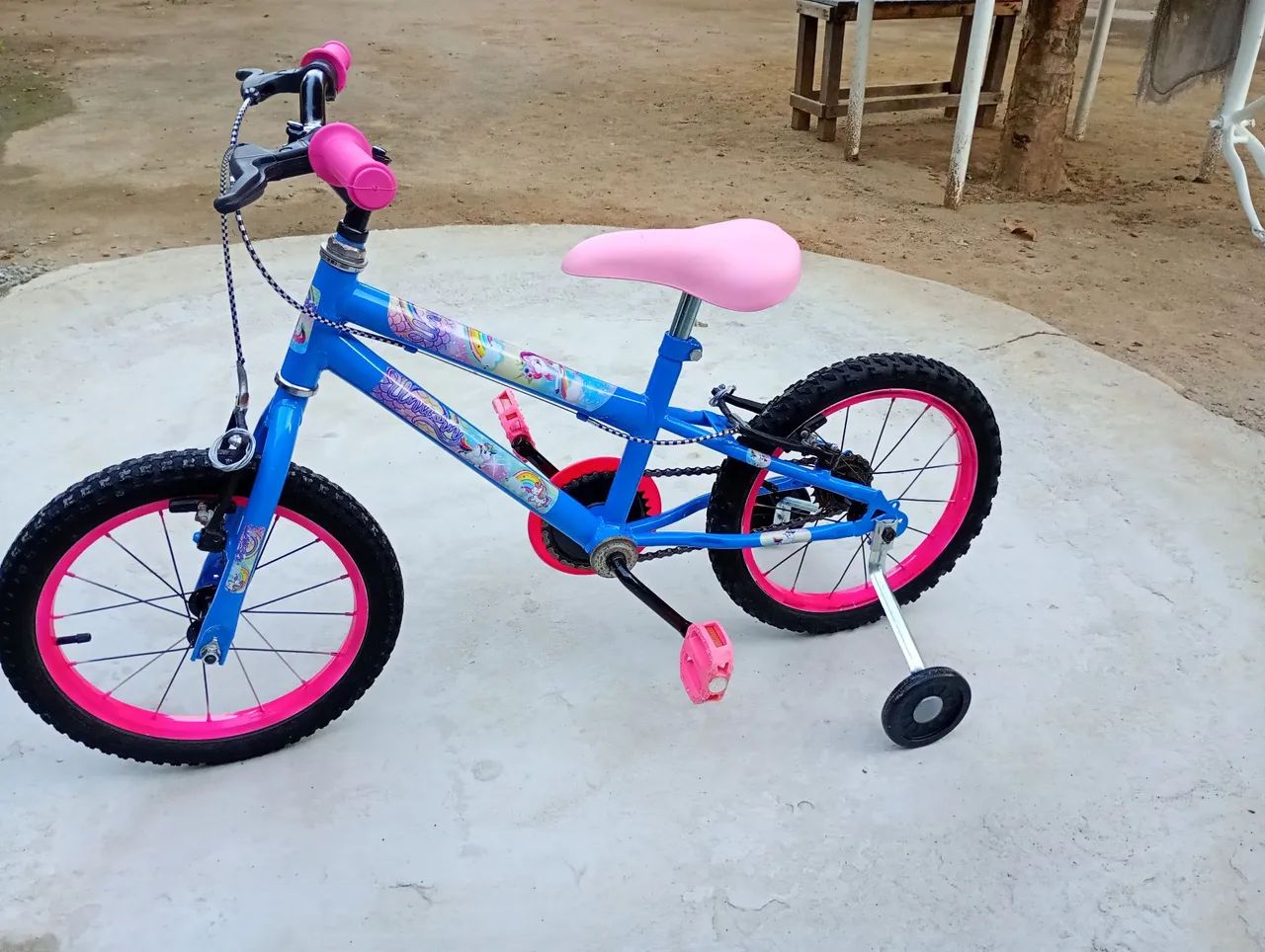 Bicicleta infantil aro 16 reformada  - Foto 5