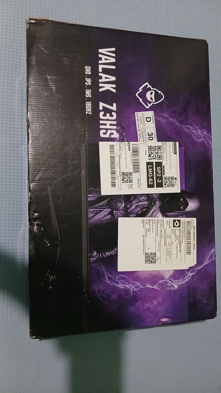 Monitor gamer quad hd 24", novo, lacrado